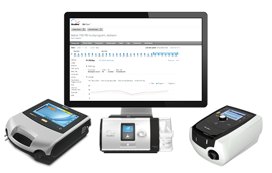 AirView Ventilation et les ventilateurs mécaniques de ResMed