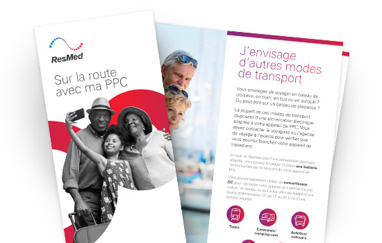 Guide PDF sur les voyages avec son équipement PPC par ResMed